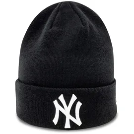 New Era MLB Essential Cuff Beanie schwarz/weiß