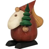 Saico Original Räuchermännchen Weihnachtsmann-Baumlieferservice, BxHxT: 10x11x10 cm rot