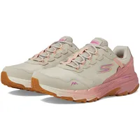 Skechers Damen Go Run Trail Altitude 2.0 Pine Ridge Waterproof Wanderschuh, Natur/Rosa, 41 EU - 41 EU