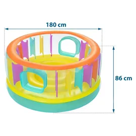 BESTWAY Hüpfburg BounceJam Ø 180 x 86 cm Multicolour