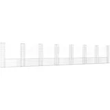 vidaXL Gabionenkorb U-Form 860 × 20 × 150 cm