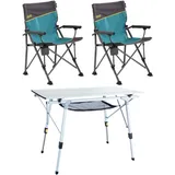 UQUIP Campingmöbel-Set Bloody Roxy petrol/grau und Variety M