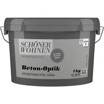 Schöner Wohnen Trendstruktur Effektfarbe Beton-Optik grau 1 l