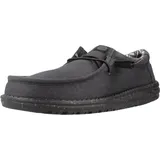 HEYDUDE Wally Canvas Herren Beige/Schwarz 43