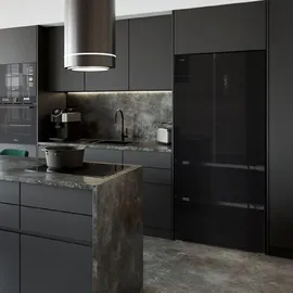 Cecotec Bolero CoolMarket FD 436 French Door (436 l, 1830 mm hoch, Schwarz)