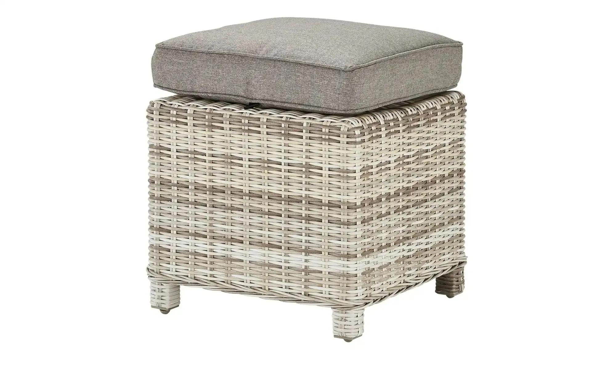 a casa mia Hocker  Sylt ¦ creme ¦ Maße (cm): B: 45 H: 51,5 T: 45.0