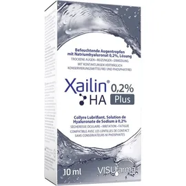 VISUfarma B.V. Xailin HA 0,2% Plus Augentropfen