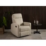 VCM Asila Sessel Recliner mit Fußstütze Beige - 2 Jahre Gewährleistung - mind. 14 Tage Rückgaberecht - Beige