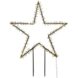 Star-Max LED Stern »Weihnachtsstern, Weihnachtsdeko«, schwarz