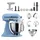 KitchenAid Artisan 5KSM175PS Velvet Blue  Meatlover Set