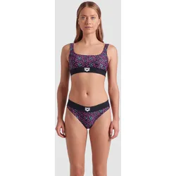 Bustier-Bikini Damen arena Monogram Elastic - Black Multi - M