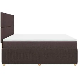vidaXL Boxspringbett 180 x 200 cm Braun