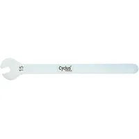 Cyclus Pedalschlüssel 15 mm - Silber