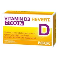 Hevert-Arzneimittel Vitamin D3 2000 I.E. Tabletten 120 St.