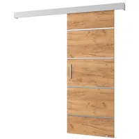 Schiebetür Komplettset - Schiebetürsystem Salwador 4 - Schiebetüren - Trennwände - Raumteiler - Innentüren, Tür 80x204 cm - Schiebetür Schiene - Zimmertür mit Schiebetür Griff - Saloontür