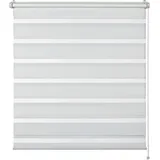 Schöner Wohnen Doppelrollo Tilda 45 x 150 cm transparent/weiß