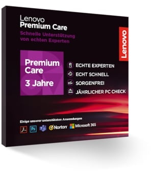 Lenovo Premium Care Garantie 3 Jahre auf Ideapad/YOGA/Legion