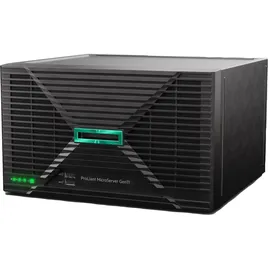 HP HPE ProLiant MicroServer Gen11 - Server - Ultra-Micro-Tower - unidirektional - 1 x Xeon E-2224 / bis zu 4,5 GHz - RAM 16 GB - SATA - non-hot-swap 3,5 Schacht(e) - keine Festplatte - keine Grafik - Gigabit Ethernet - kein Betriebssystem - Anzeige: keine
