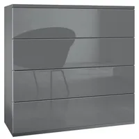 Vladon Kommode, Grau, Holzwerkstoff, 76x76x35 cm, Wohnzimmer, Kommoden &