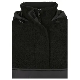 URBAN CLASSICS Ladies Sherpa Mix Pull Over Jacket -