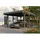 SKANHOLZ Flachdach Carport 4,02 x 5,55 m schiefergrau inkl. Pfostenanker