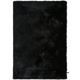 benuta Hochflor-Teppich Whisper, benuta, rechteckig, Höhe: 31 mm, Kunstfaser, Berber, Ethno-Style, Wohnzimmer schwarz
