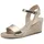 TAMARIS Damen Sandalette mit Keilabsatz, metallic, 38 EU - 38 EU