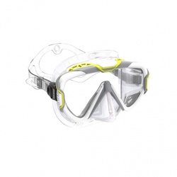 Mares Pure Wire - Tauchmaske - gelb/klar