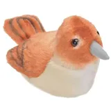 Wild Republic Vögel mit Ton Nachtigall 15 cm Braun