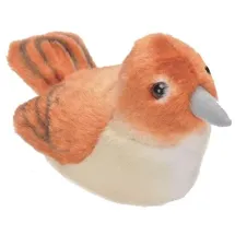 Wild Republic Vögel mit Ton Nachtigall 15 cm Braun