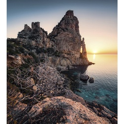 KOMAR Vliestapete »Colors of Sardegna«, Breite 250 cm, seidenmatt - bunt