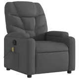 vidaXL Massagesessel mit Vibrationsfunktion Stoff 89 x 100 x 89 cm Dunkelgrau
