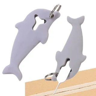 SIM-Karten-Auswurfstift offene Nadel universal Delfinform Handy-SIM-Karten-Aufbewahrungskoffer Auswerfer-Werkzeug Schlüsselanhänger