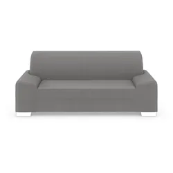 2-Sitzer DOMO COLLECTION "Anzio", grau, B:214cm H:85cm T:93cm, Sofas, Wahlweise mit Federkern