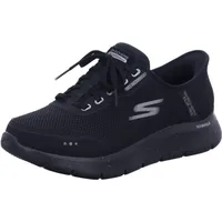 SKECHERS Herren Go Walk Flex Sneaker, schwarz/weiß, 41.5 EU