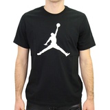 Jordan Nike Herren Jumpman Crew T-Shirt, Black/White, M