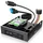 GRAUGEAR USB-HUB+Kartenleser Frontpanel m. 2,5" SSD Rahmen