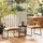 Outsunny Rattan Set 3-tlg. Beige/Braun