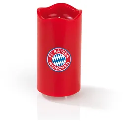FCB LED-Echtwachskerze Projektor 3V rot mit Logo