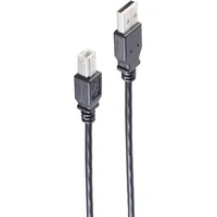 ShiverPeaks BS13-23025 USB A B Stecker, 1,0 m USB