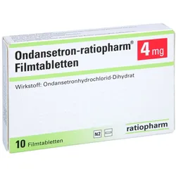 ONDANSETRON-ratiopharm 4 mg Filmtabletten 10 St