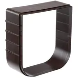 Ferplast Estensione per portina per piccoli cani gatti Gattaiola Porta basculante SWING 1 EXTENSION, 15,5 x 5 x h 16 cm - Profondità 5 cm, Marrone