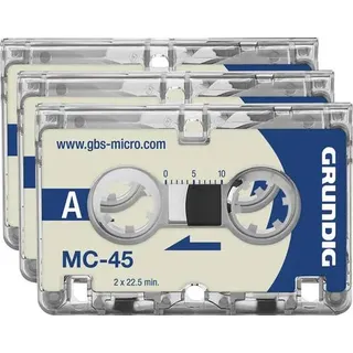 Grundig Business Systems Microkassette MC 45 Aufzeichnungsdauer (max.) 45 min 3 St.