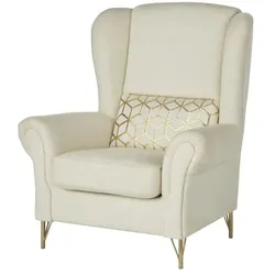 Sessel  Reybia ¦ beige ¦ Maße (cm): B: 95 H: 112 T: 92.0