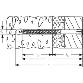 Fischer Langschaftdübel SXRL 8 x 80 T 50 Stück