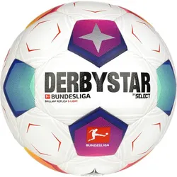 DERBYSTAR Ball Bundesliga Brillant Replica S-Light, Grau, 3