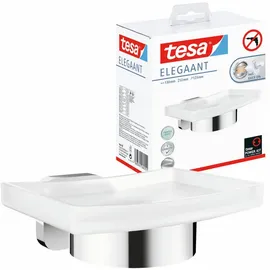 Tesa Elegaant Seifenhalter Chrom/Weiß