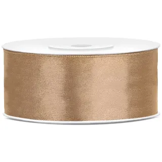 Partydeco Dekoration Geschenkband gold 25m