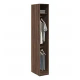 vidaXL Kleiderschrank Braun Eichen-Optik 30x50x200 cm Holzwerkstoff