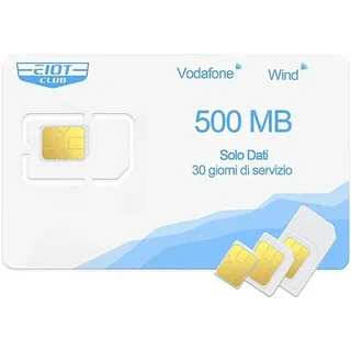 EIOTCLUB Prepaid SIM ohne Vertrag, SIM-Karte kompatibel mit Vodafone & Wind, nur Daten, für 5G/4G LTE Kamera & Kamera Jagd & 5G/4G Router und IoT-Geräte entsperrt